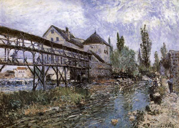 Alfred Sisley Provencher s Mill at Moret china oil painting image